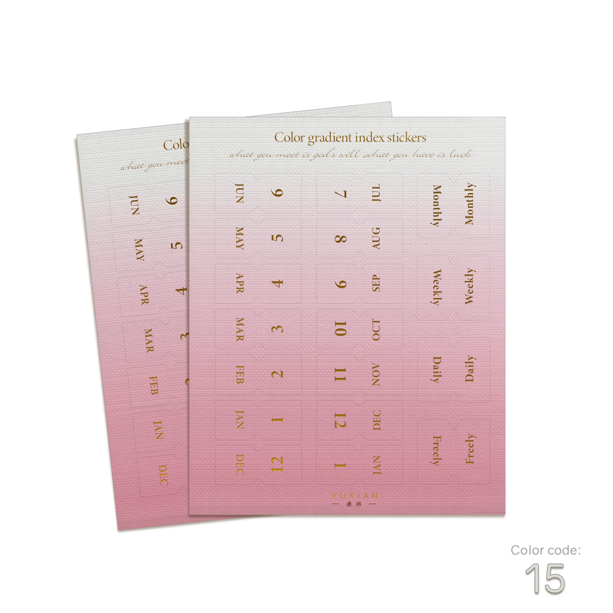 Monthly Index Tabs - Image 17