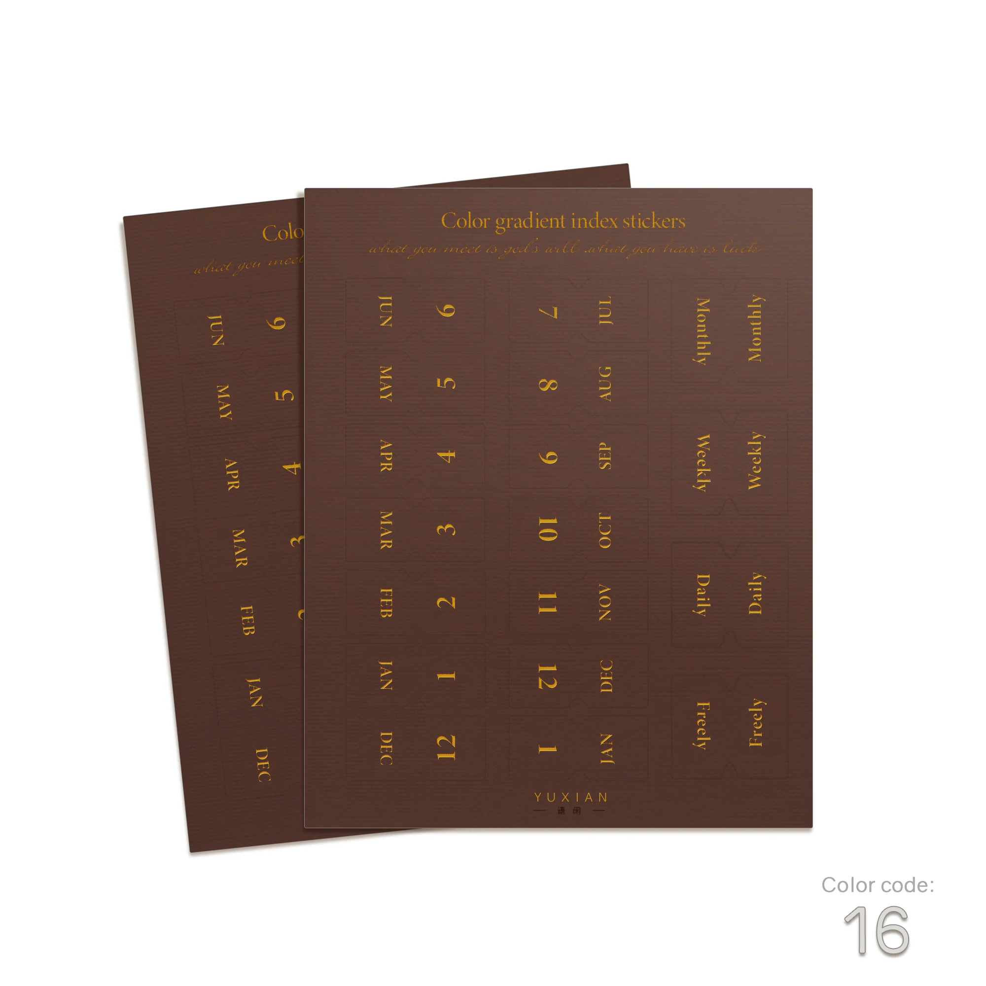 Monthly Index Tabs - Image 18