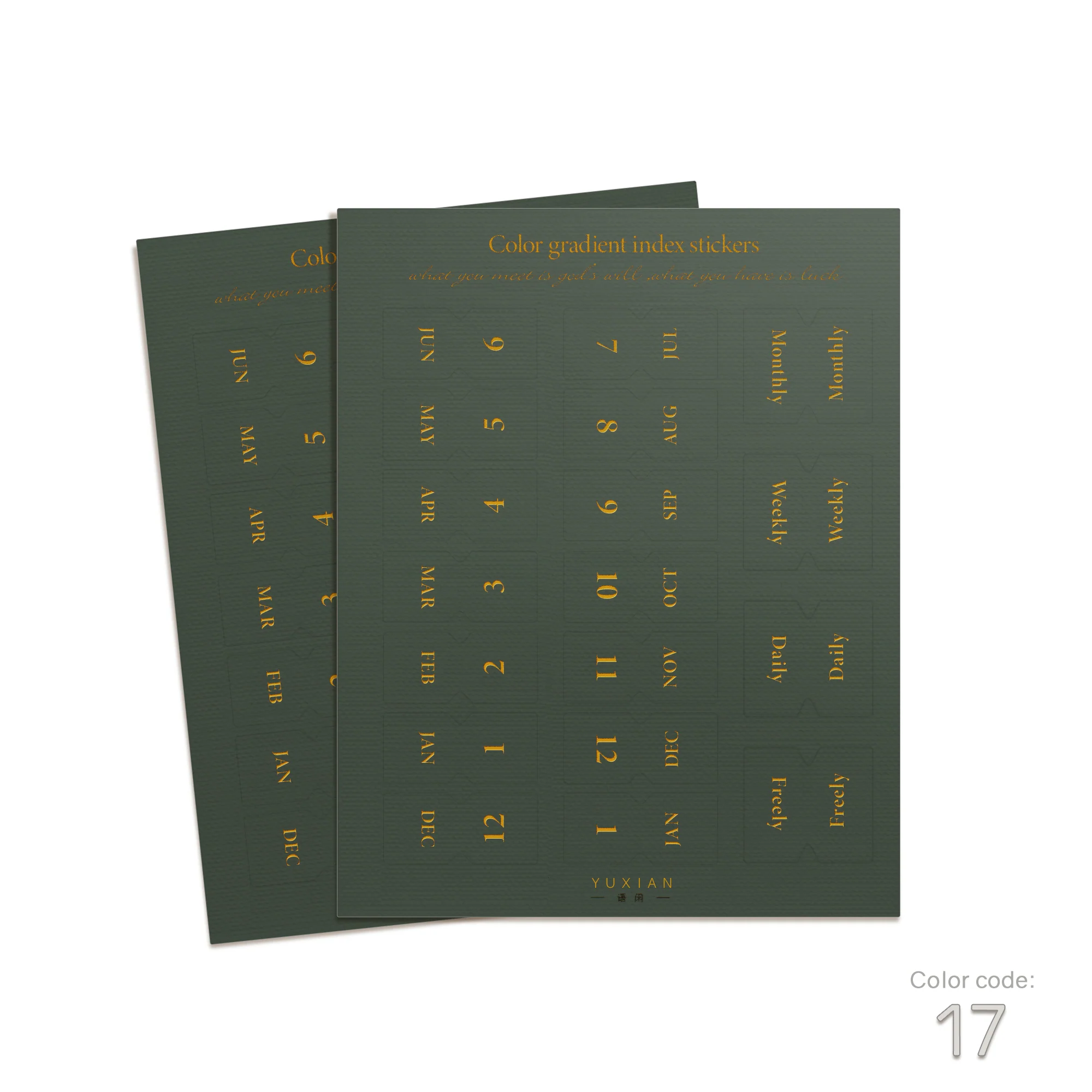 Monthly Index Tabs - Image 19