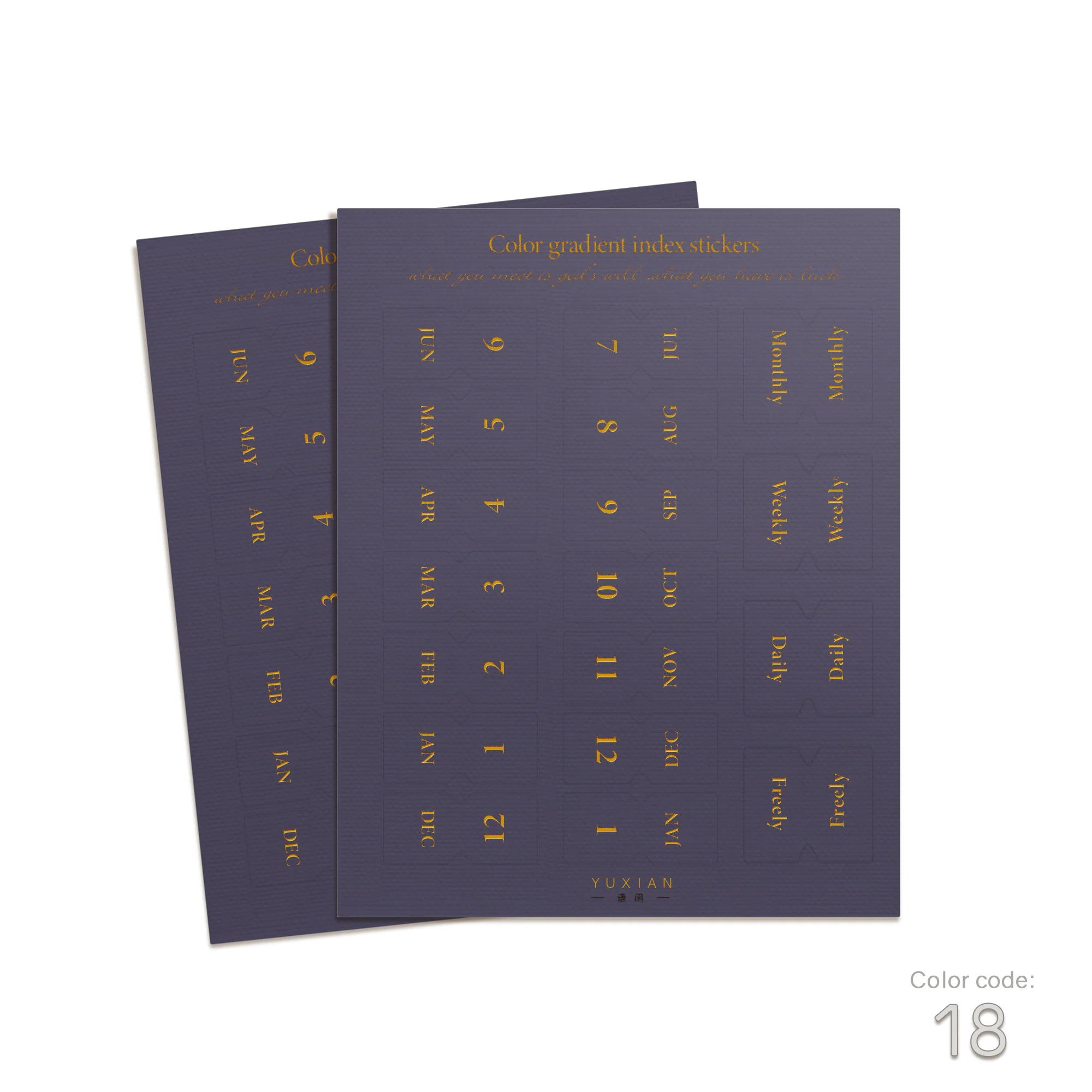Monthly Index Tabs - Image 20