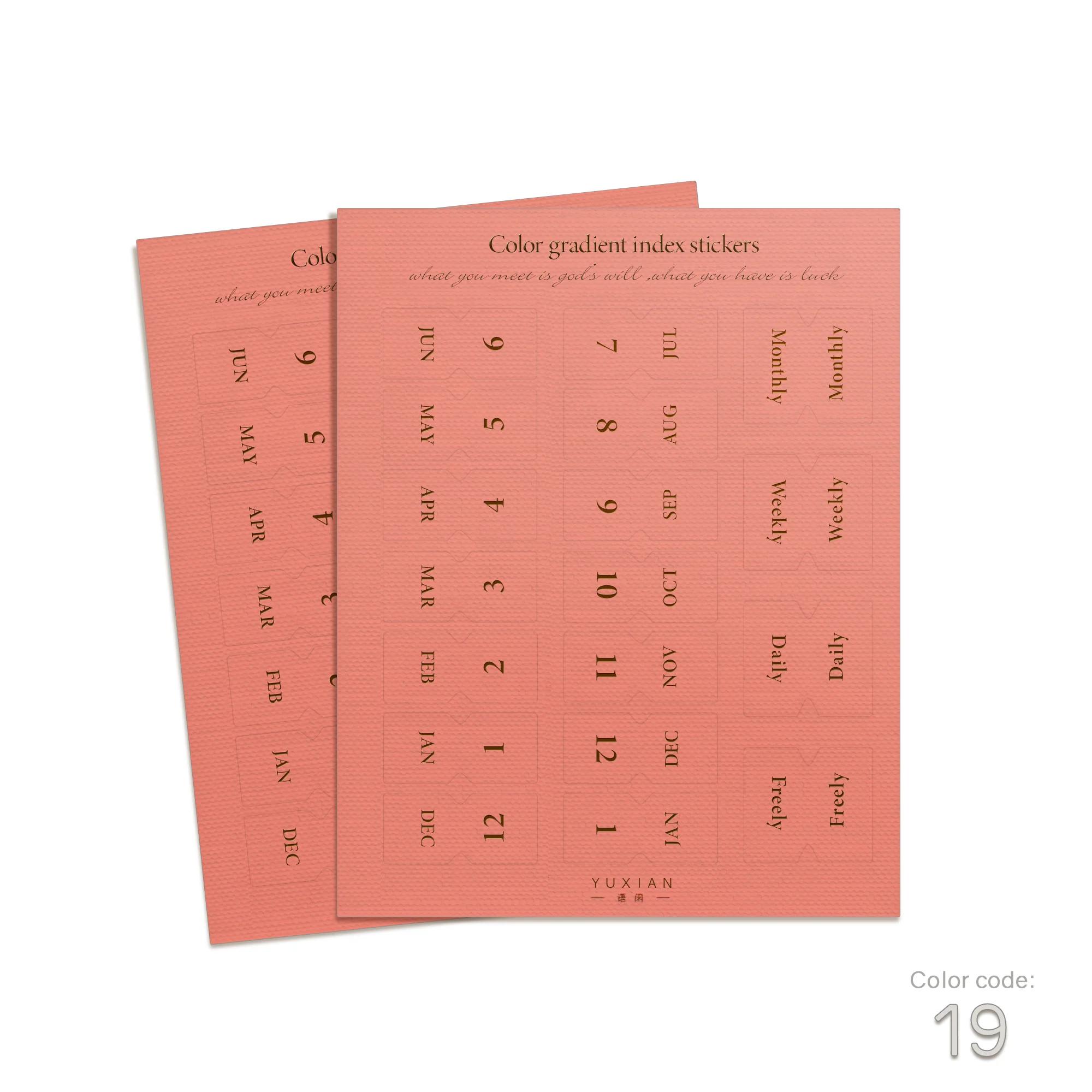 Monthly Index Tabs - Image 21