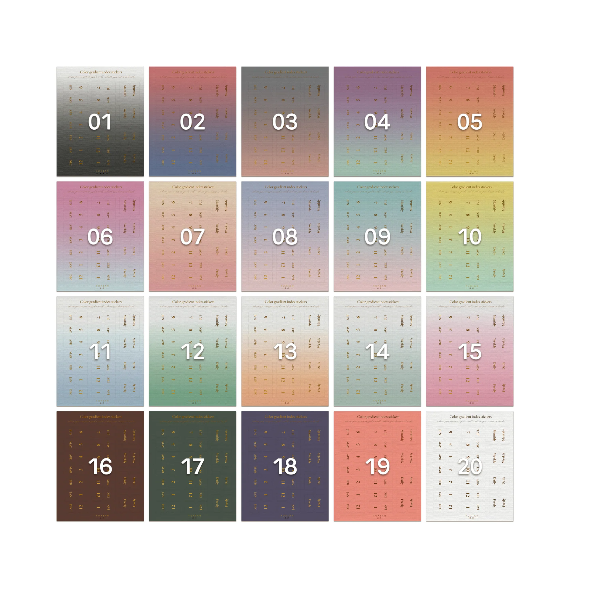 Monthly Index Tabs - Image 23