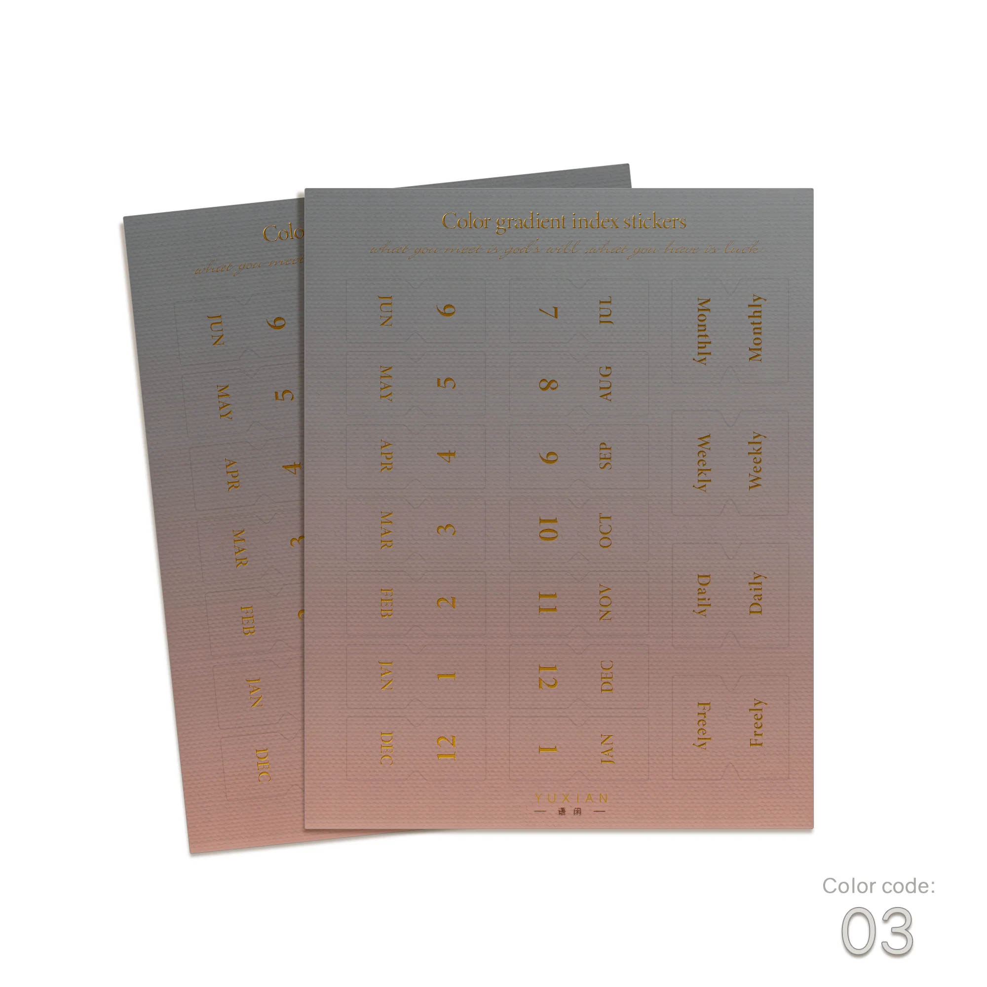 Monthly Index Tabs - Image 5