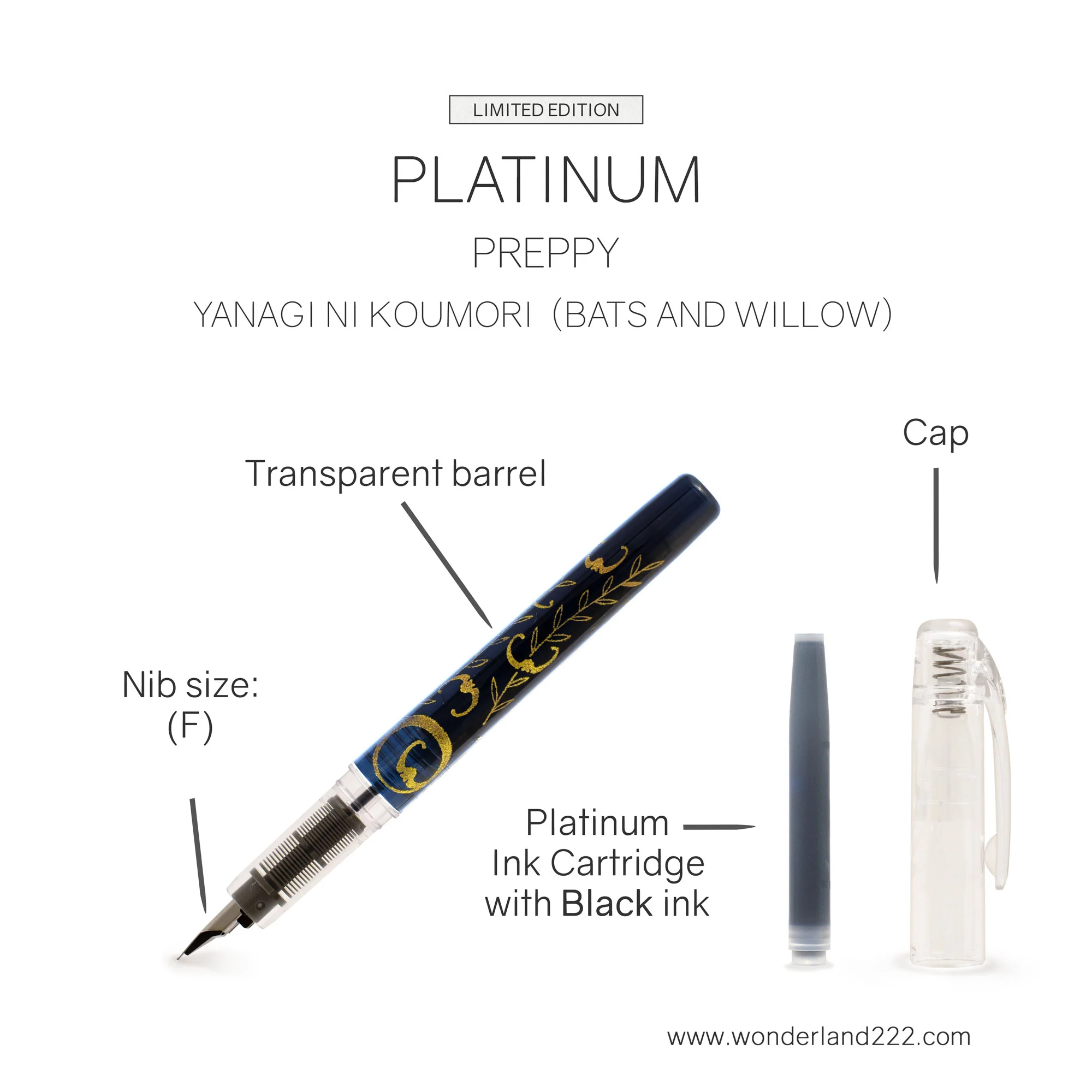 Platinum Fountain Pen | Preppy | Wa Maki-e | LIMITED EDITION - Image 8