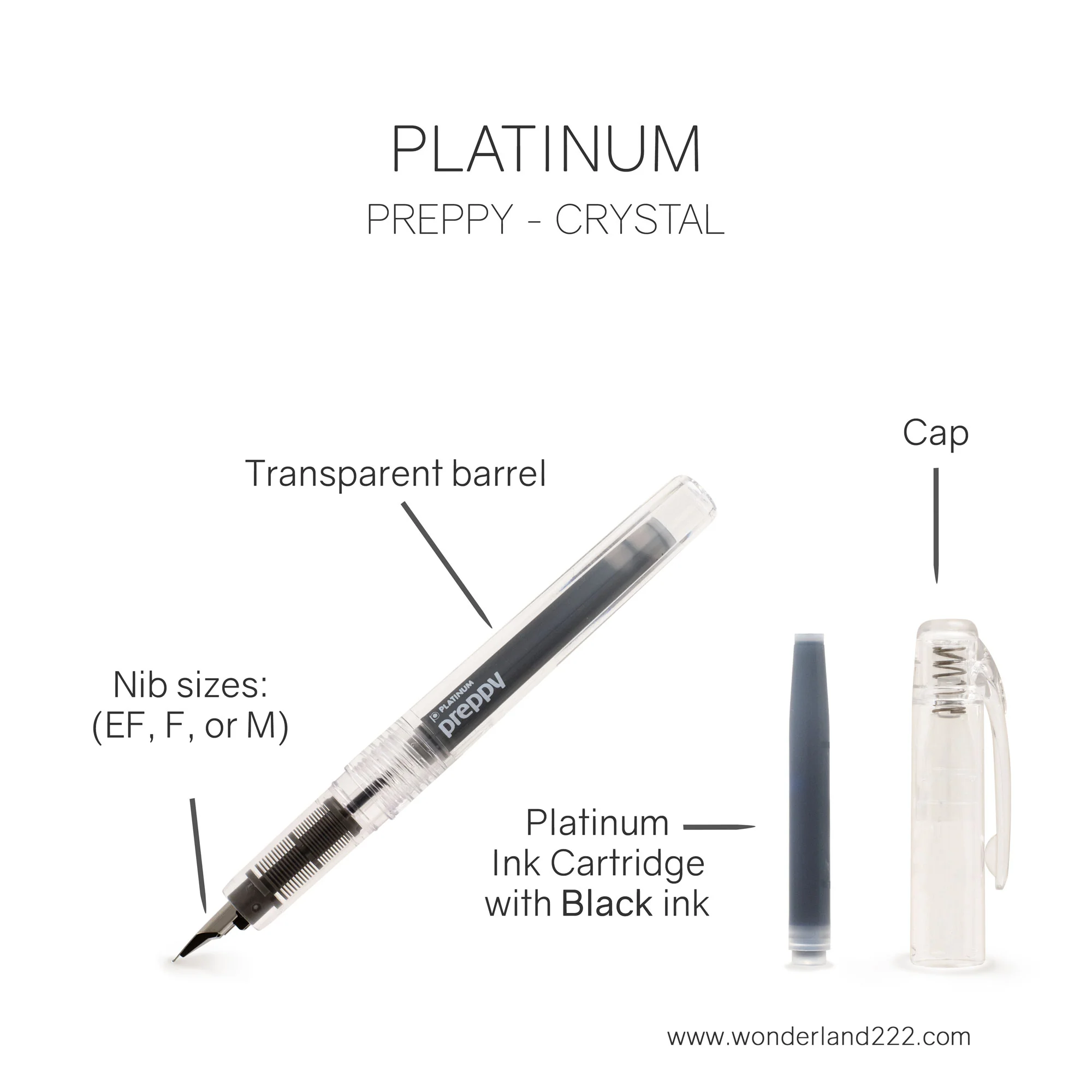 Platinum Fountain Pen | Preppy - Image 3
