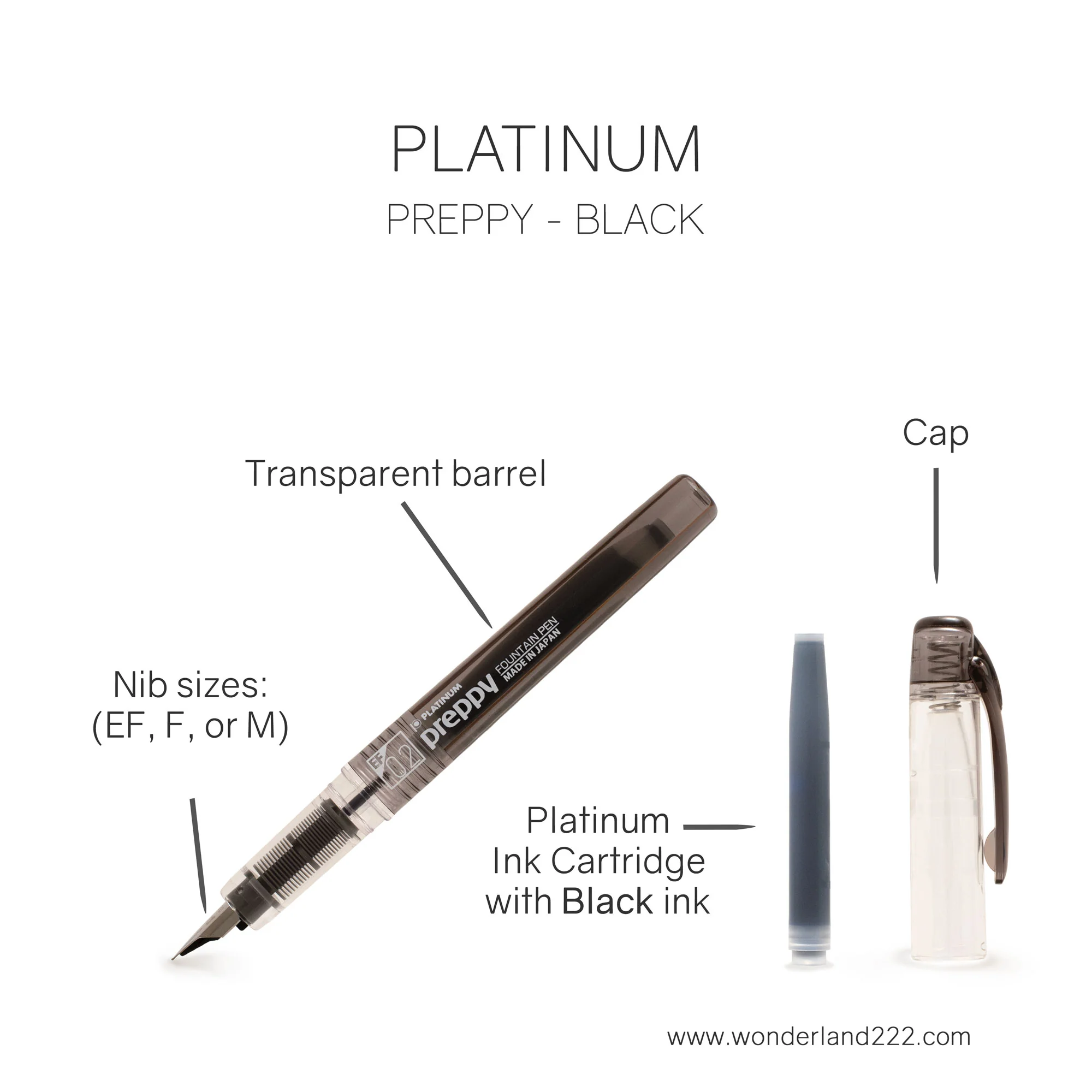 Platinum Fountain Pen | Preppy - Image 4