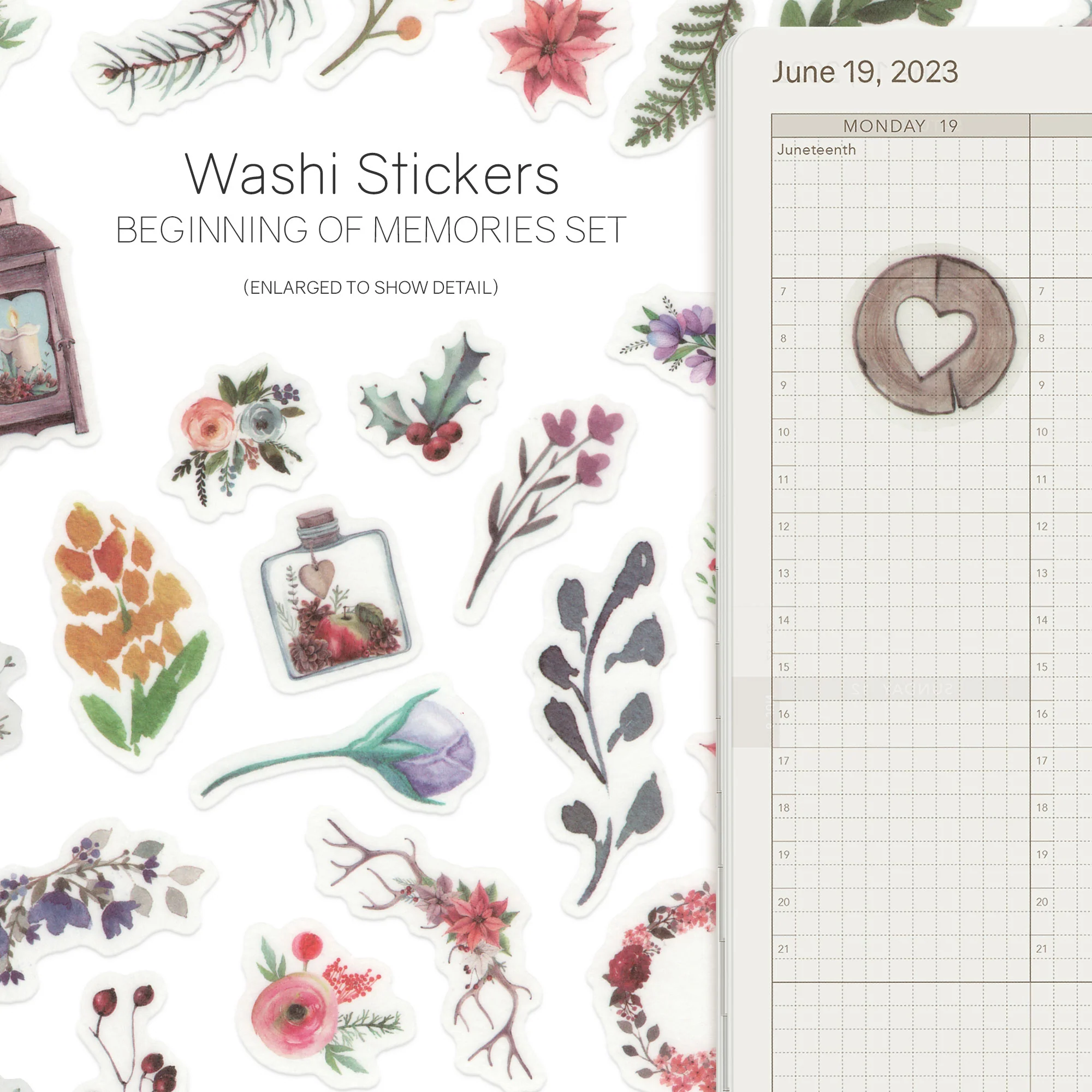 Watercolor - Washi Stickers - Image 10