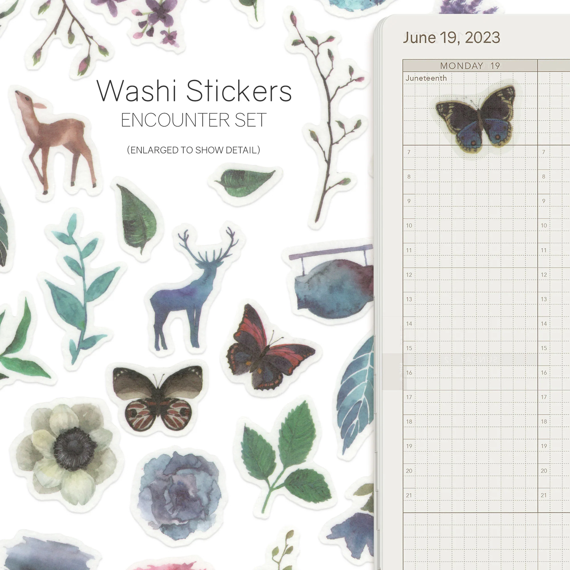 Watercolor - Washi Stickers - Image 12