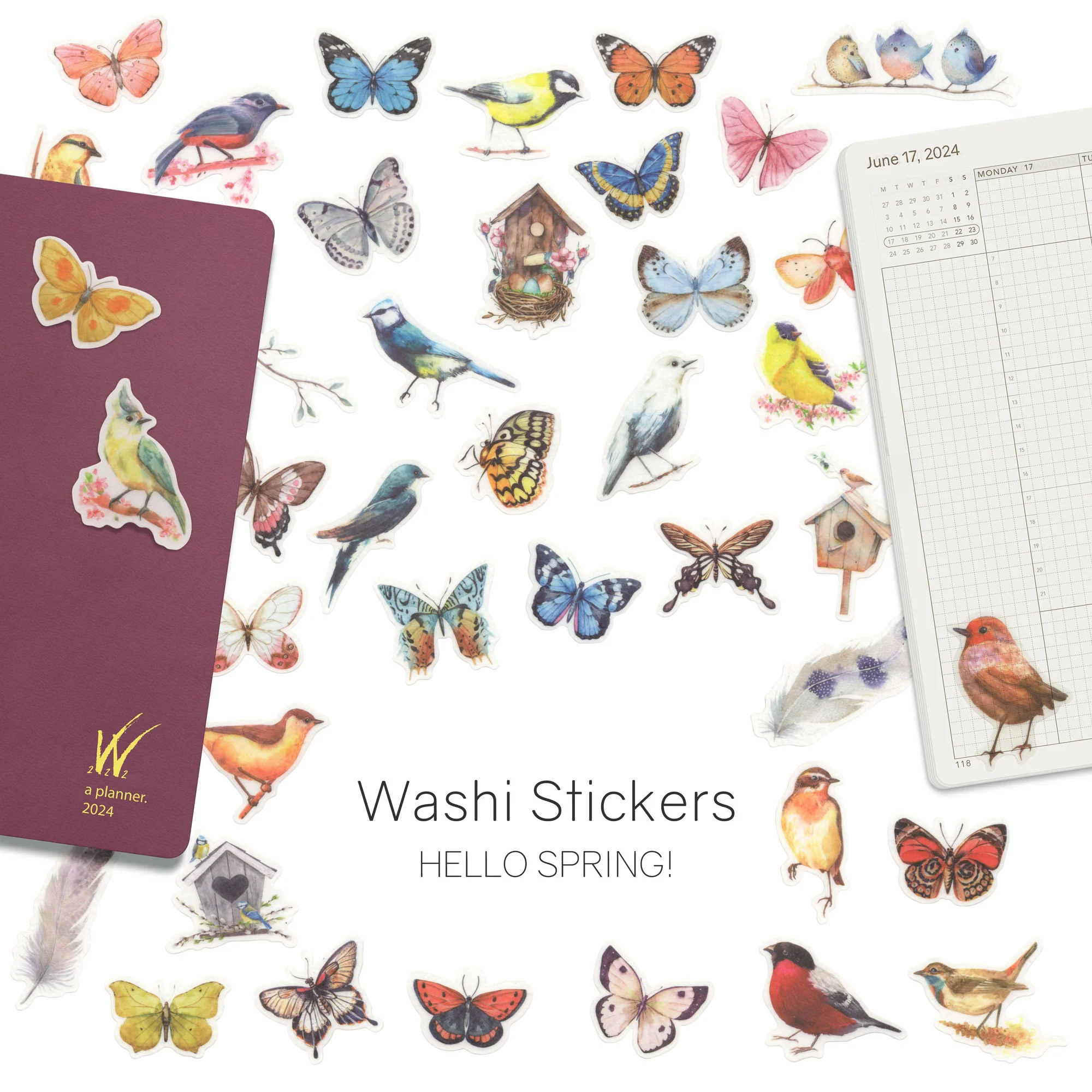 Watercolor - Washi Stickers - Image 18