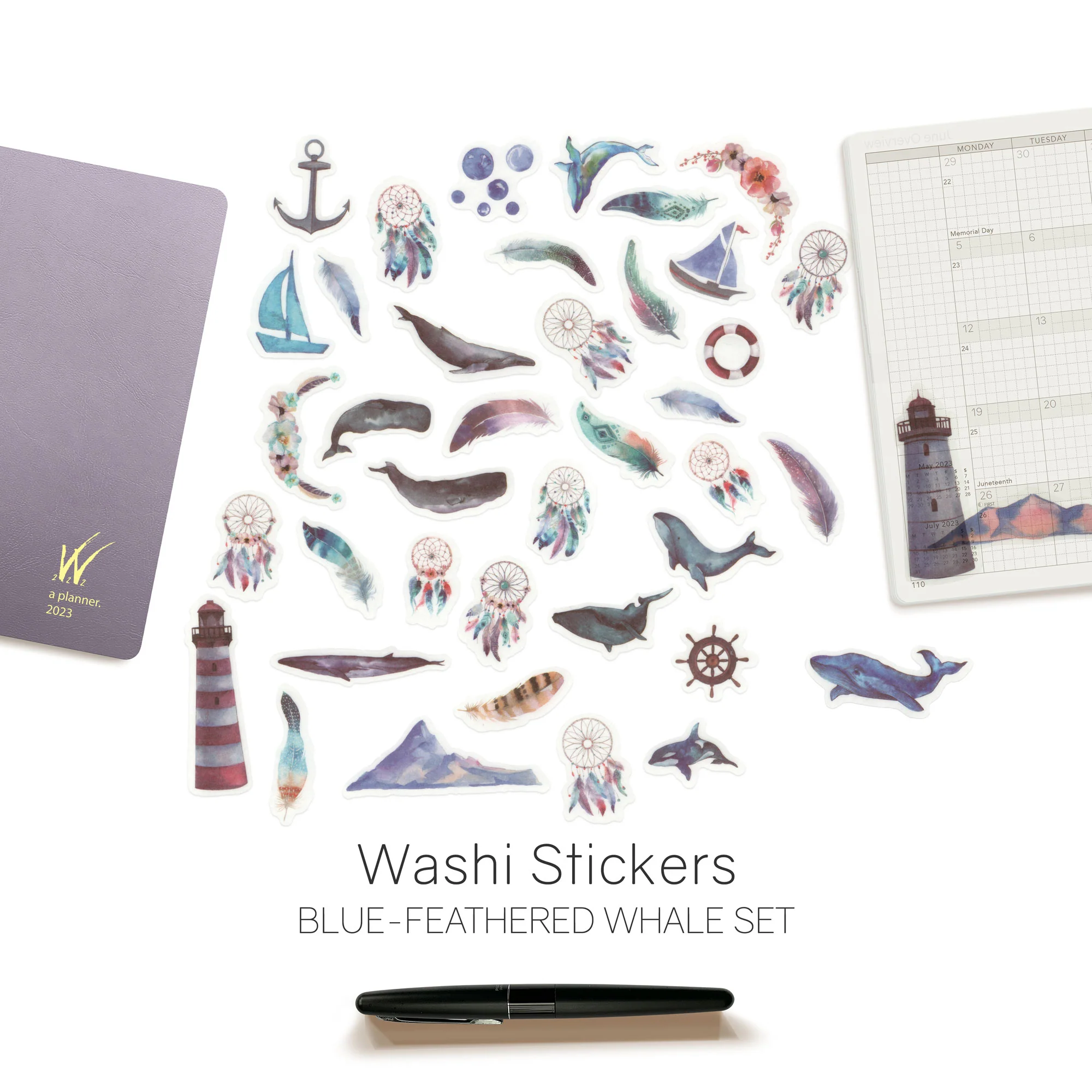 Watercolor - Washi Stickers - Image 4