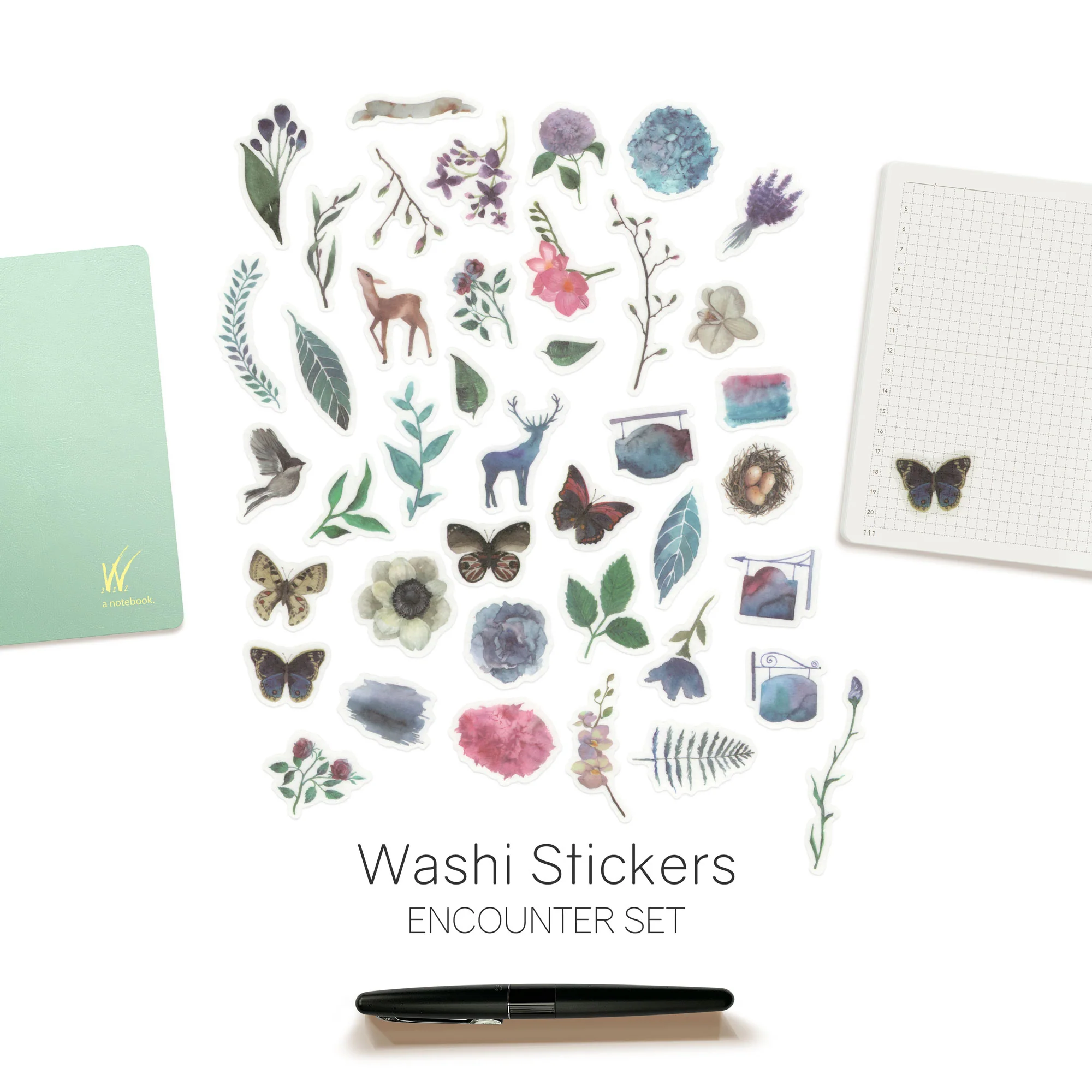 Watercolor - Washi Stickers - Image 5