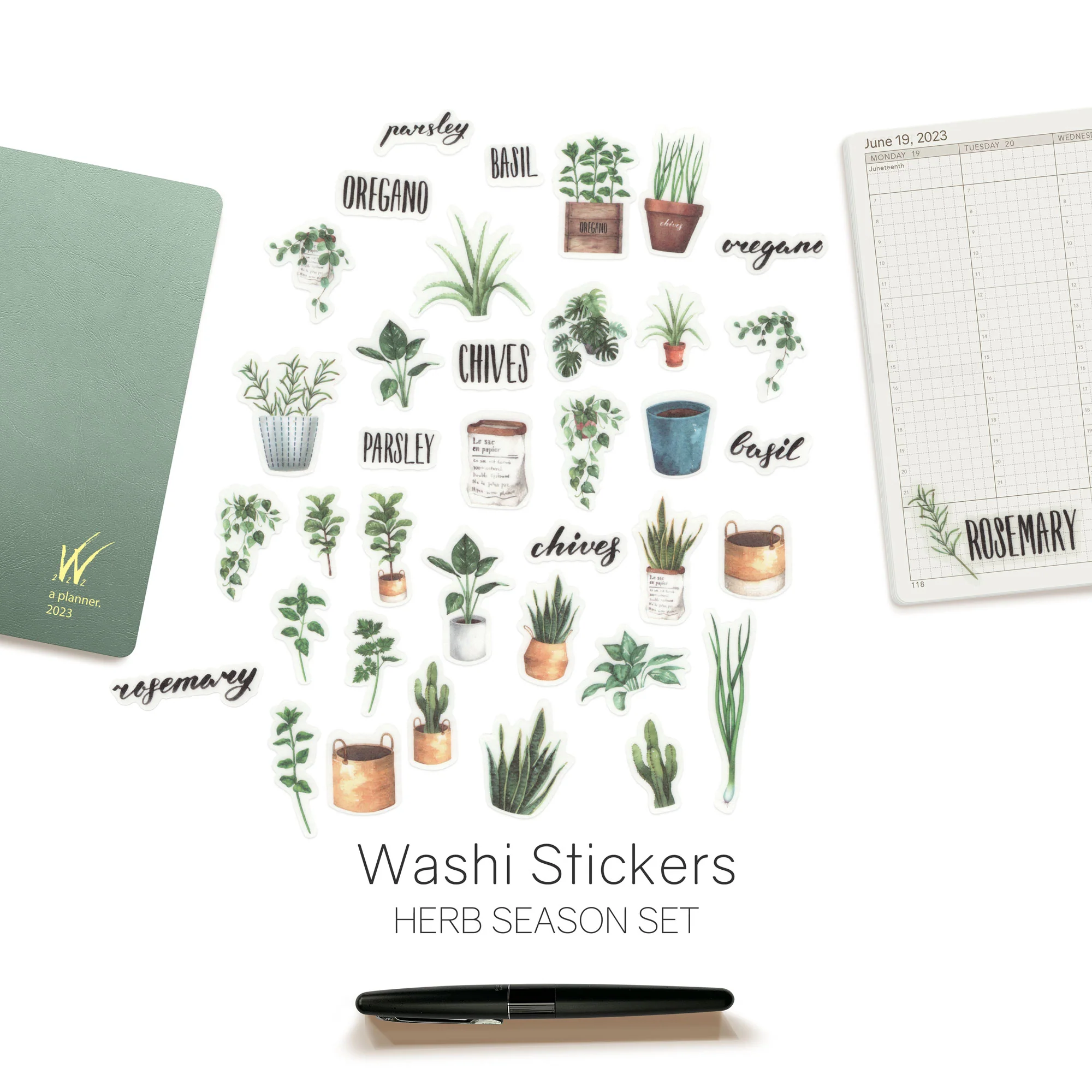 Watercolor - Washi Stickers - Image 6