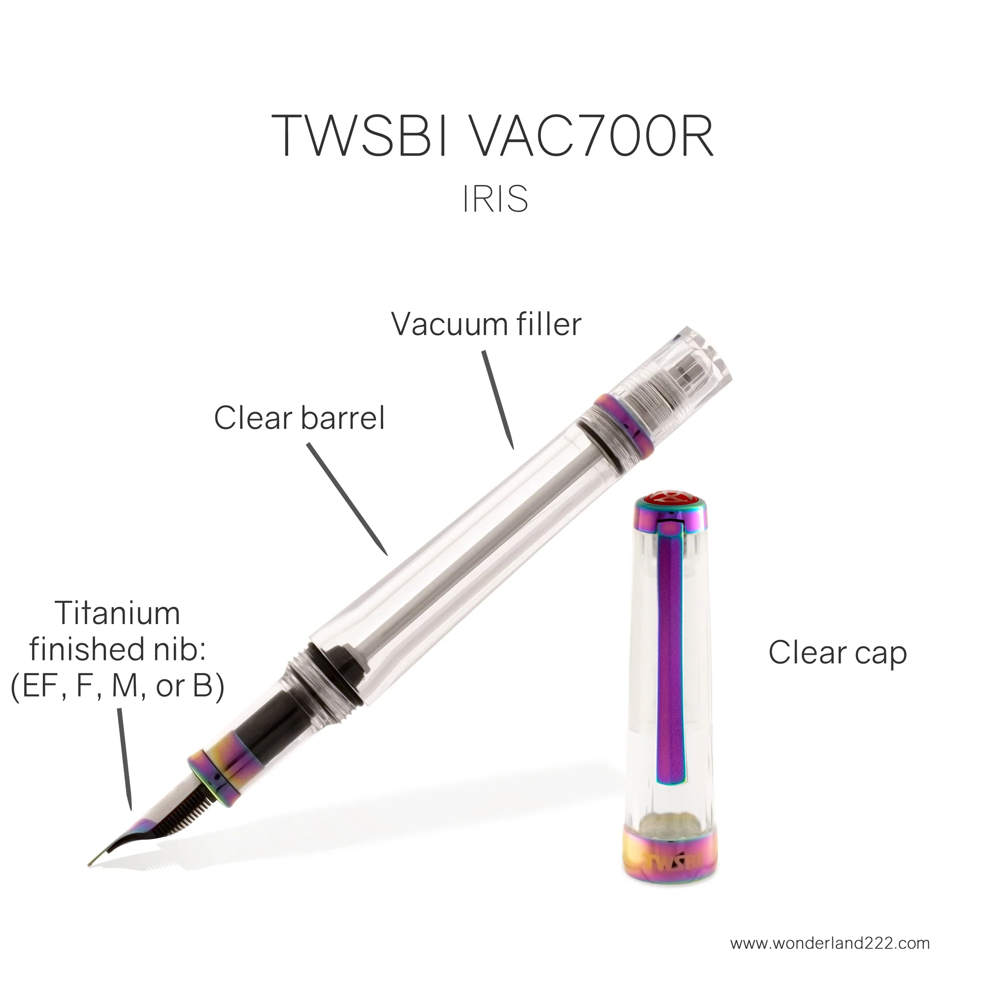 TWSBI - VAC 700R - Iris - Image 3
