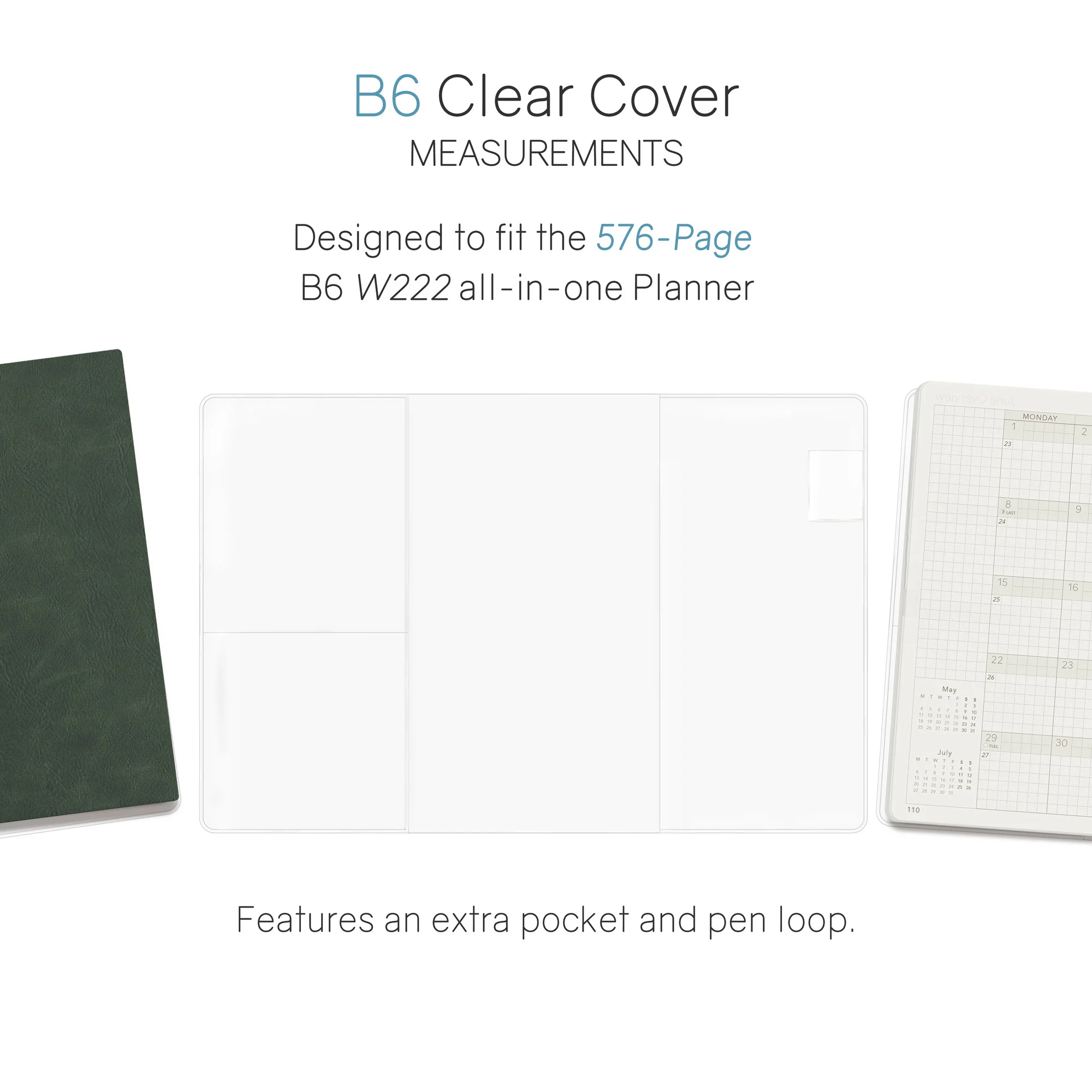 Vinyl Clear Cover | Weekly Planner | All-in-One | 576 - Image 3