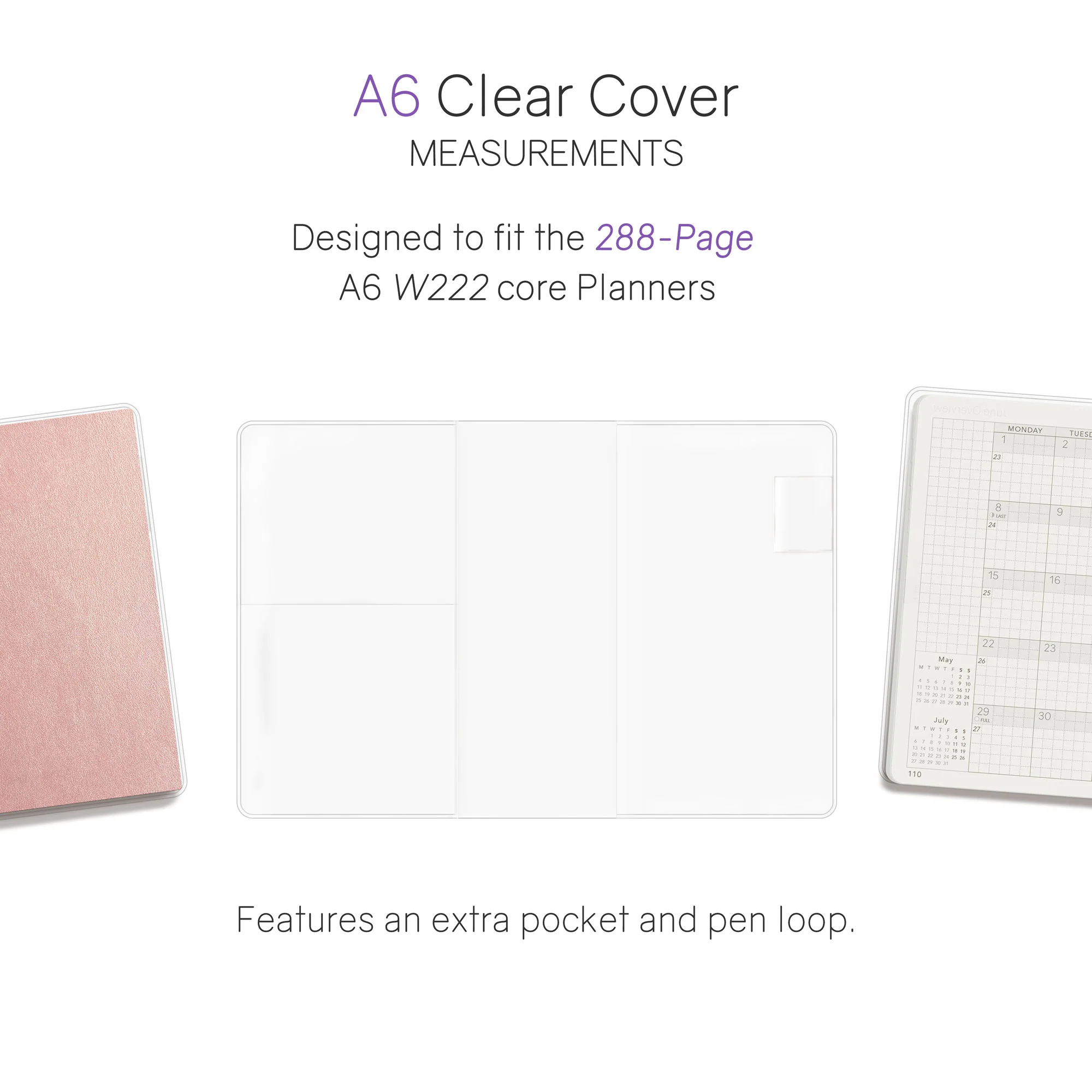Vinyl Clear Cover | Weekly Planner | Core | 288 - Image 4
