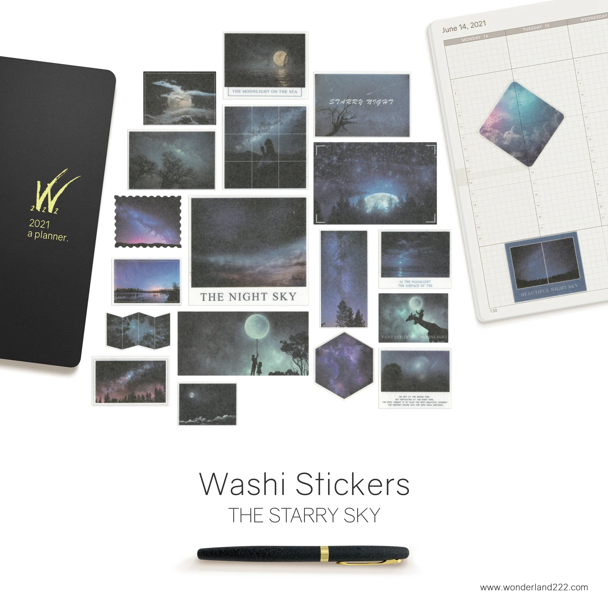 Moody Photo - Washi Stickers - Image 3