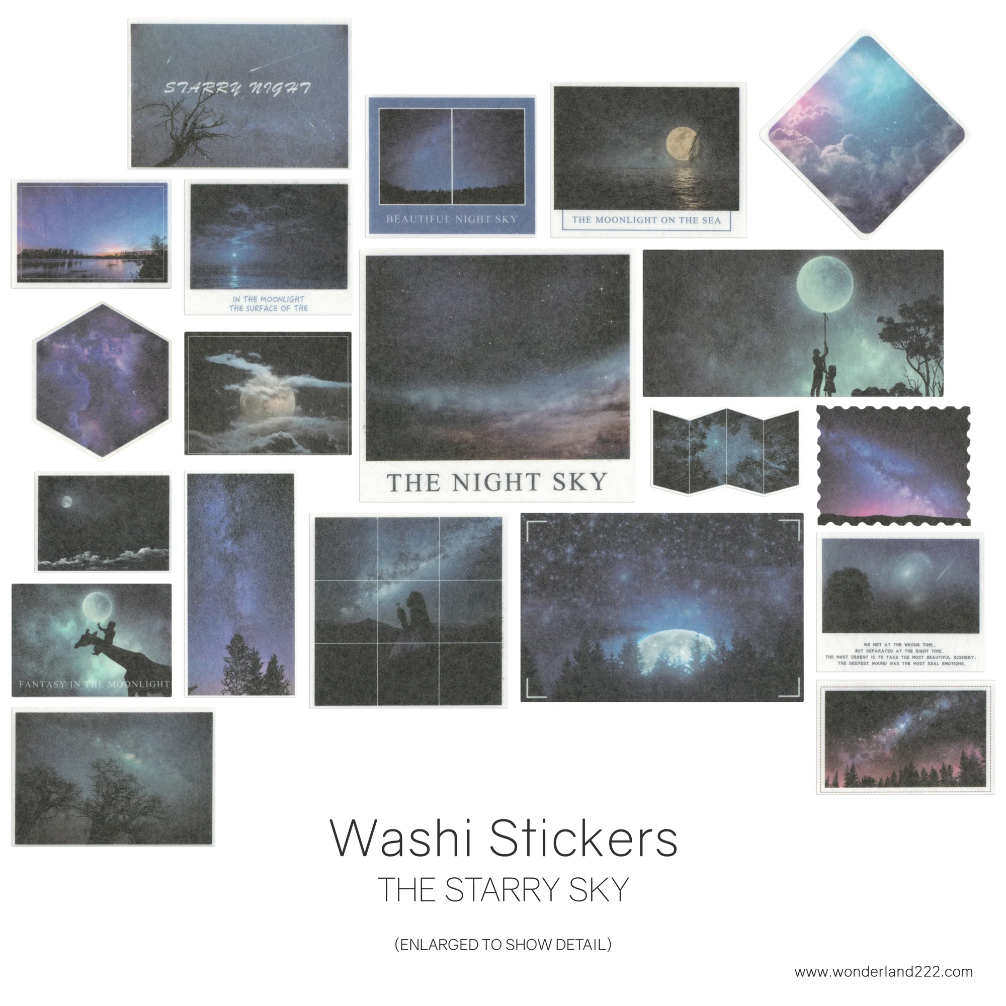 Moody Photo - Washi Stickers - Image 4
