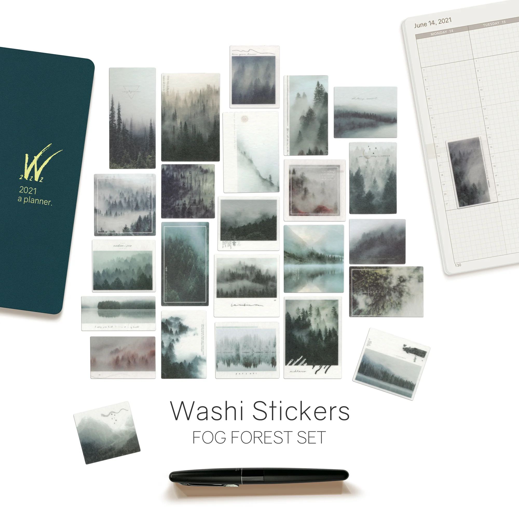 Moody Photo - Washi Stickers - Image 5