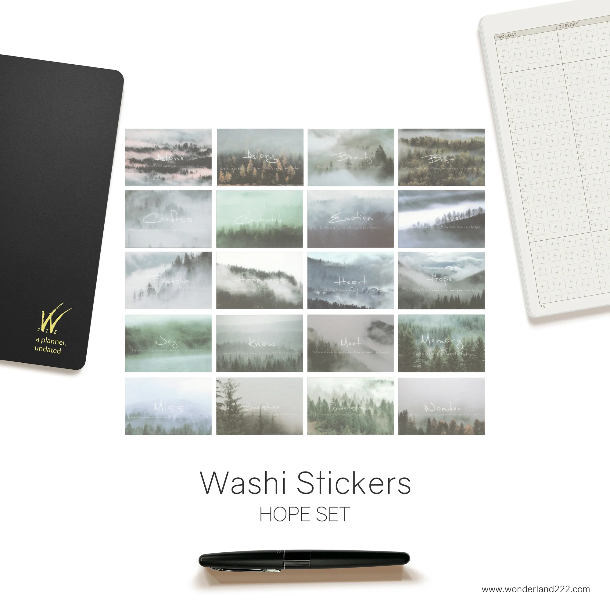 Moody Photo - Washi Stickers - Image 7