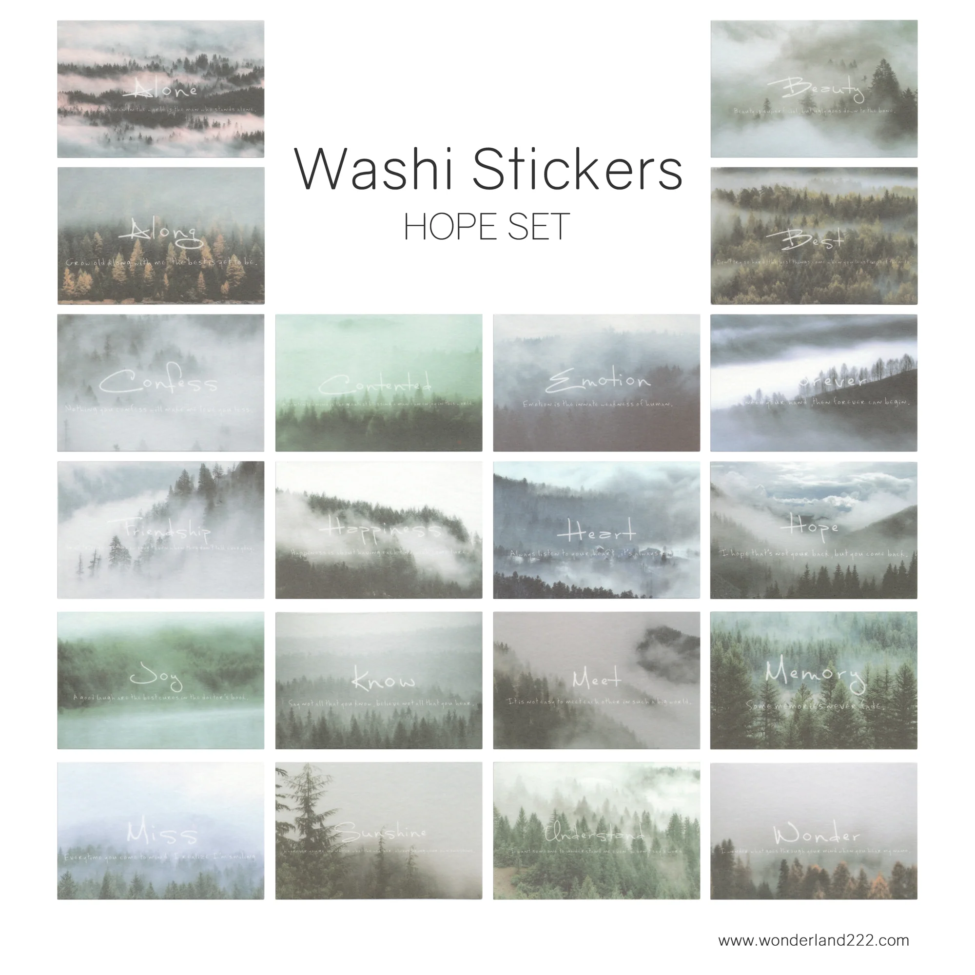 Moody Photo - Washi Stickers - Image 8