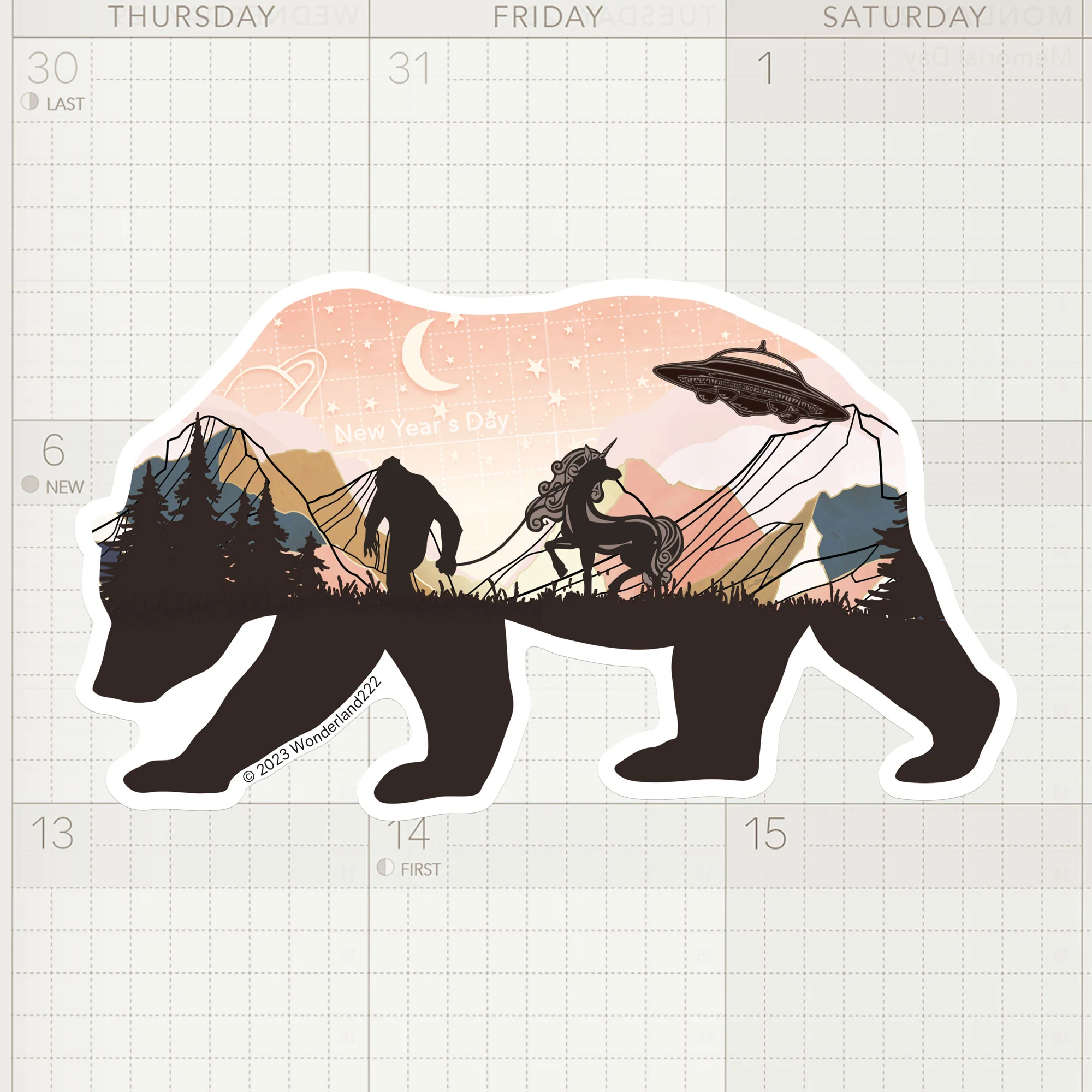 Wonderland 222 Vinyl Stickers - Image 6